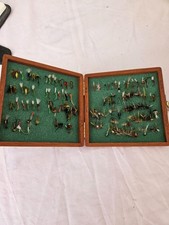 Wooden Box dry fly collection