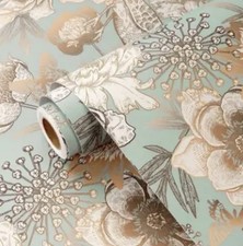 Vintage Floral Bird Wallpaper Self Adhesive