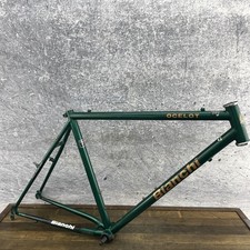 Vintage Bianchi Ocelot Frame 19.5in Tange 4130 Chromoly Green 26in MTB 135 Pinch