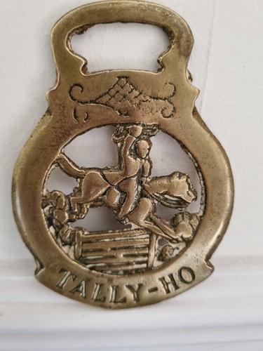 Vintage tally horse brass - vintage,
