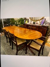 Mahogany extending dining