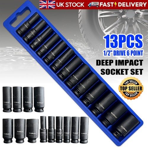 Impact socket set - impact, 13pc
