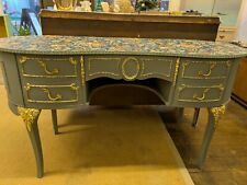 Vintage French Style Shabby Chic Dressing Table Upcycled Painted Bedroom...