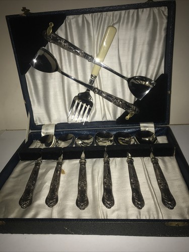 Vintage brass cutlery set - brass,