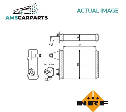 Heater radiator exchanger - heater,
