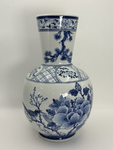 Vintage asian blue - vintage, white