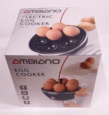 Ambiano Electric Egg Cooker - 430W, 6 x Egg cooking- Black - READ DESCRIPTION