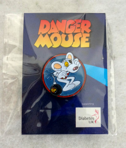 Danger mouse pin - danger,