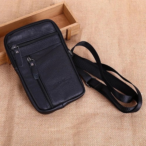 Men genuine leather phone - genuine,
