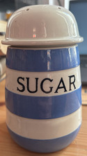 Cornishware TG Green Sugar Shaker 