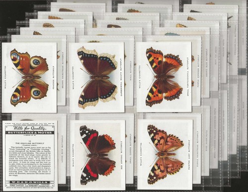 Wills full set butterflies - butterflies, &