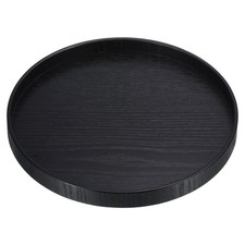 9" Wood Serving Tray Round