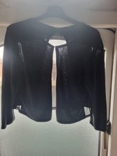 Coast Black Shrug  Bolero Size Small Ideal For Summer, Wedding Or The Races