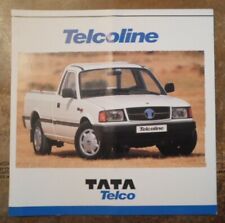 TATA TELCOLINE PICK UP orig 1990s Dutch Mkt Sales Brochure Folder - Telco