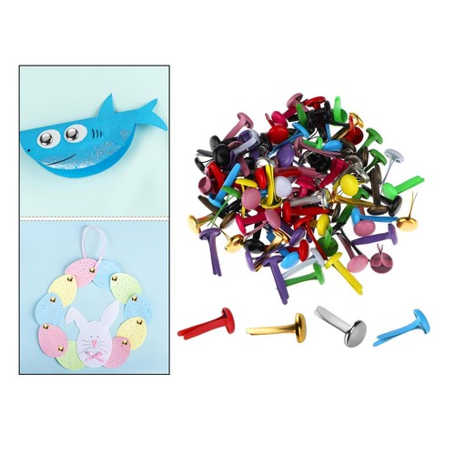 200x mini metal brads sturdy - mini,