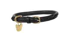 Digby & Fox Rolled Leather Dog Collar | 9 Sizes | 11 Colours