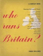 Contact Who Runs Britain Vintage Magazine September 1949 BBC Goverment Church