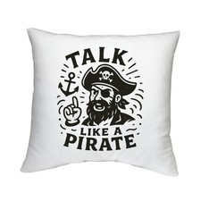 Talk Like a Pirate Skull Anchor Arrr Cushion Home Gift - 40 x 40cm