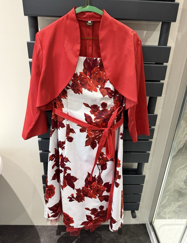 Wux women 2pc red - 2pc, red/white