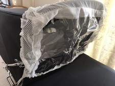 Coach Built Pram Rain Shield and Cat/Insect Net and Reins