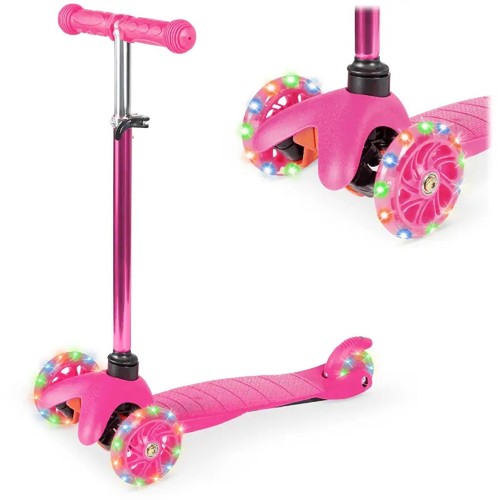 Kids scooter pink - pink,, blue