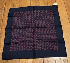 Hermes 100% Silk Pocket Square
