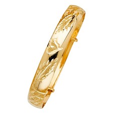 SOLID 14k Yellow Gold 8mm
