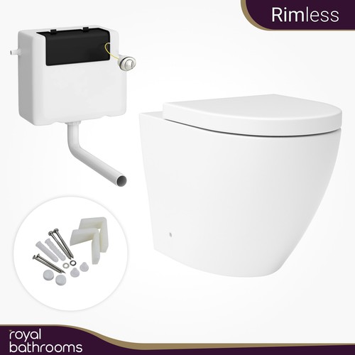 Back wall toilet - back,