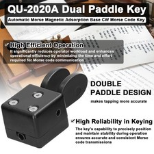 QU-2020A Dual Paddle Key Automatic Morse Magnetic Adsorption Base CW Morse Code