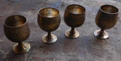 Set vintage silver plated - set,