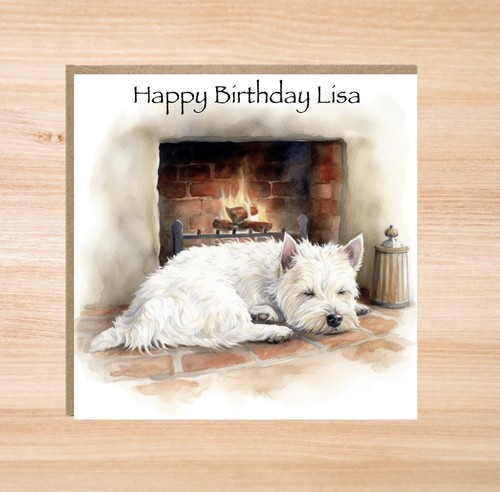 Westie dog birthday - westie,