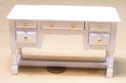 Dolls house white painted - house,