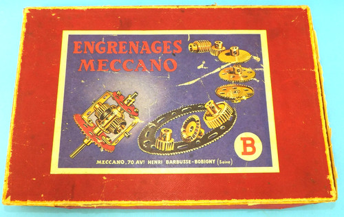 Early french meccano gears - french,