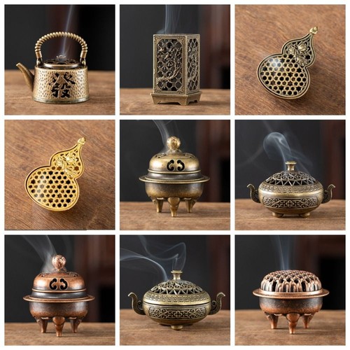 Brass material incense burner - material,