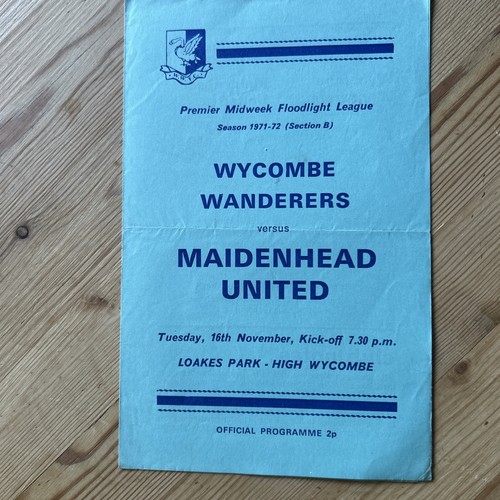 Wycombe maidenhead - v,