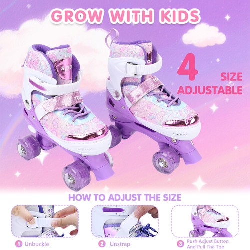 Kids wheel girls double row - 4,