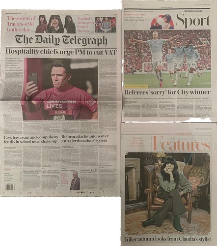 The daily telegraph 14th - daily,