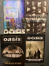 RARE LARGE & XL VINTAGE RECORD STORE BILLBOARD POSTERS - OASIS - 1990’s-2000s
