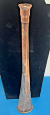 Antique copper hunting horn.
