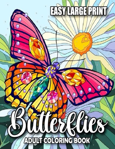 Large print coloring book for - print,