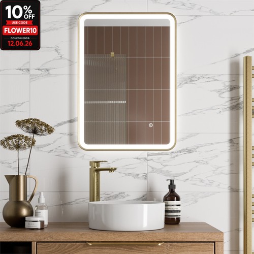 Rectangular led mirror - rectangular,