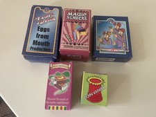 JOB LOT OF MAGIC TRICKS - 5 great tricks - Egg from Mouth, Magic Numbers, Ropes