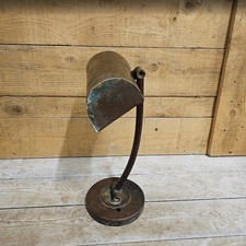 Bankers Lamp Antique Brass Desk Lamp Early 20th Century for restoration