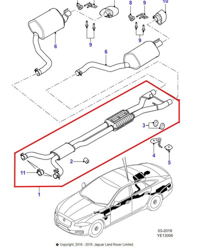 Jaguar intermediate exhaust - jaguar,