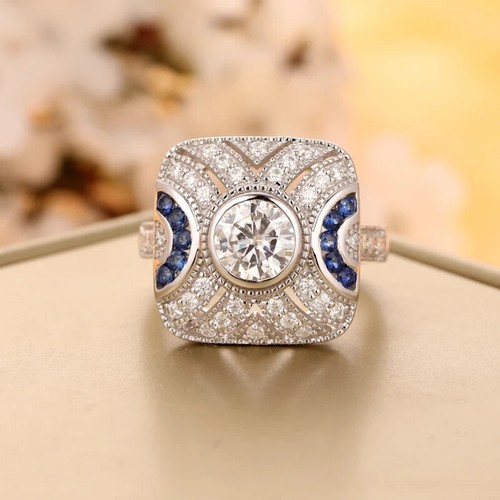 Vintage art deco engagement - vintage,