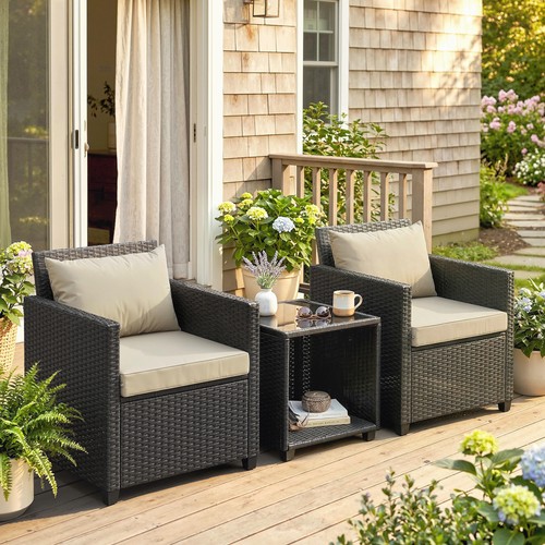 Outsunny piece patio bistro - outsunny, 3