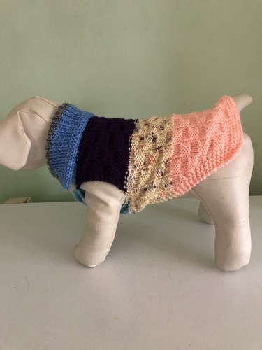 Small hand knitted textured - hand,