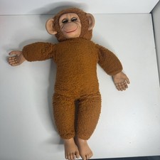 Vintage Plush Monkey Doll