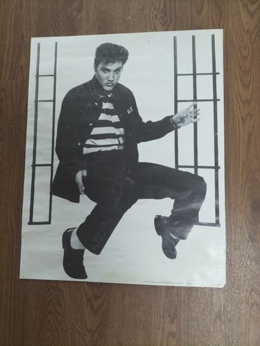 Elvis poster 21in 16in - x,