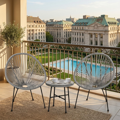 Egg chairs bistro - egg, set
